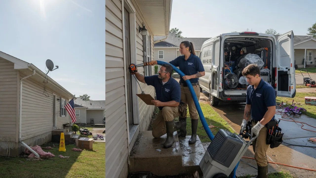 Ceiling Water Damage Restoration in Revillo, SD near me